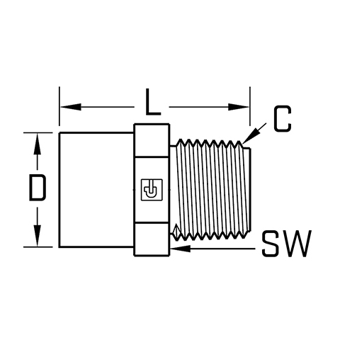 94004644 Pipe Series Bushing